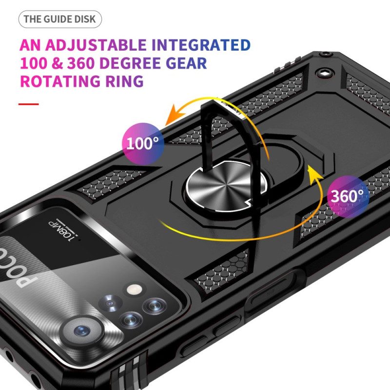 Skal För Poco X4 Pro 5G Premium Ring-support