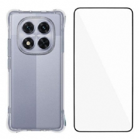 Skal För Poco X7 5g Förstärkt Transparent Med Skärmskydd