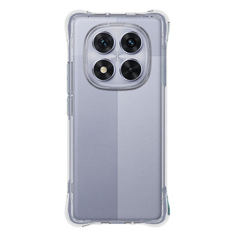 Skal För Poco X7 5g Förstärkt Transparent Med Skärmskydd