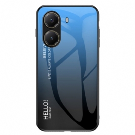 Skal För Poco X7 Pro 5g Hello Härdat Glas