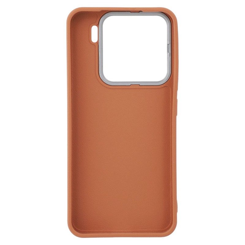 Skal För Xiaomi 15 Läderstruktur