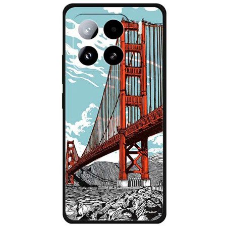 Skal För Xiaomi 15 Pro Gyllene Porten Bro