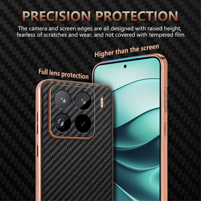 Skal För Xiaomi 15 Pro Kolfiberstruktur Azns