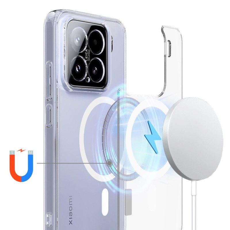 Skal För Xiaomi 15 Transparent Magsafe-kompatibel