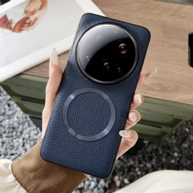 Skal För Xiaomi 15 Ultra Kompatibel Med Magsafe-lychee-lädereffekt