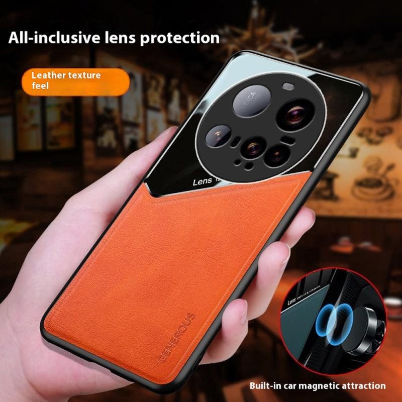 Skal För Xiaomi 15 Ultra Ultratunn Lädereffekt
