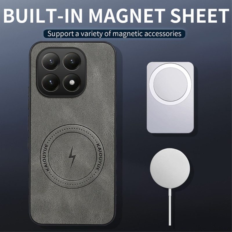 Skal För Xiaomi 15t Magsafe Lädereffekt