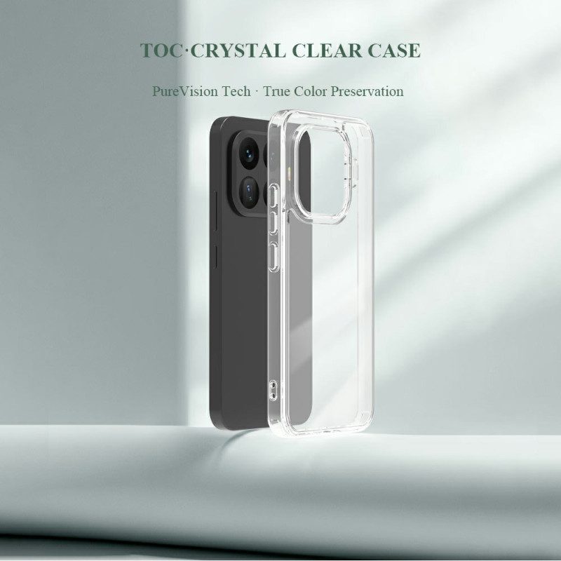 Skal För Xiaomi 15t Pro Transparent Toc-serie