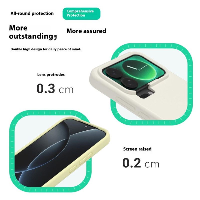 Skal För Xiaomi 17 Flytande Silikon