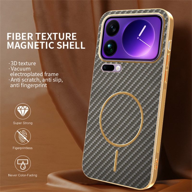 Skal För Xiaomi 17 Pro Kolfiberstruktur