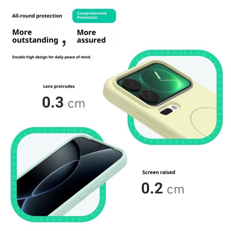 Skal För Xiaomi 17 Pro Magnetisk Silikon