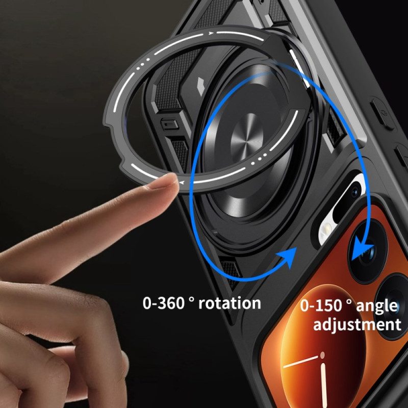 Skal För Xiaomi 17 Pro Magnetstängning Med Roterande Stöd