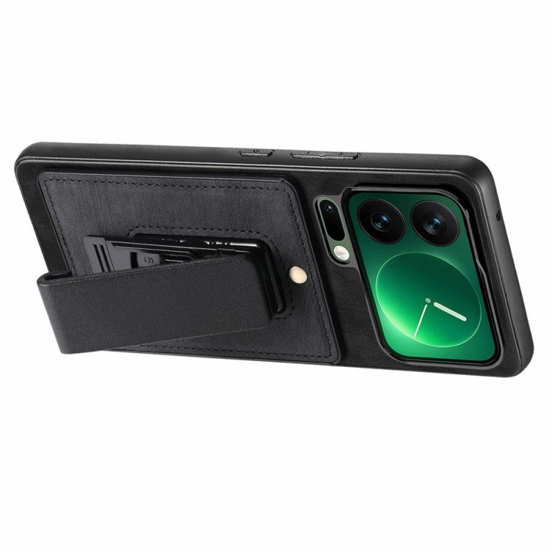 Skal För Xiaomi 17 Pro Max Bältesklämma Och Integrerat Stativ