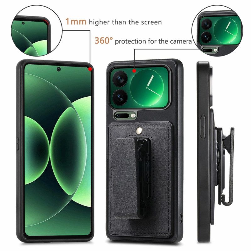 Skal För Xiaomi 17 Pro Max Bältesklämma Och Integrerat Stativ