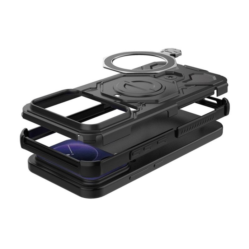 Skal För Xiaomi 17 Pro Max Magnetisk Med Roterande Stativ