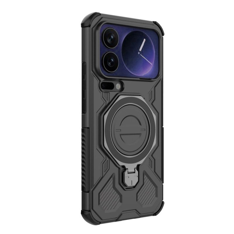Skal För Xiaomi 17 Pro Max Magnetisk Med Roterande Stativ