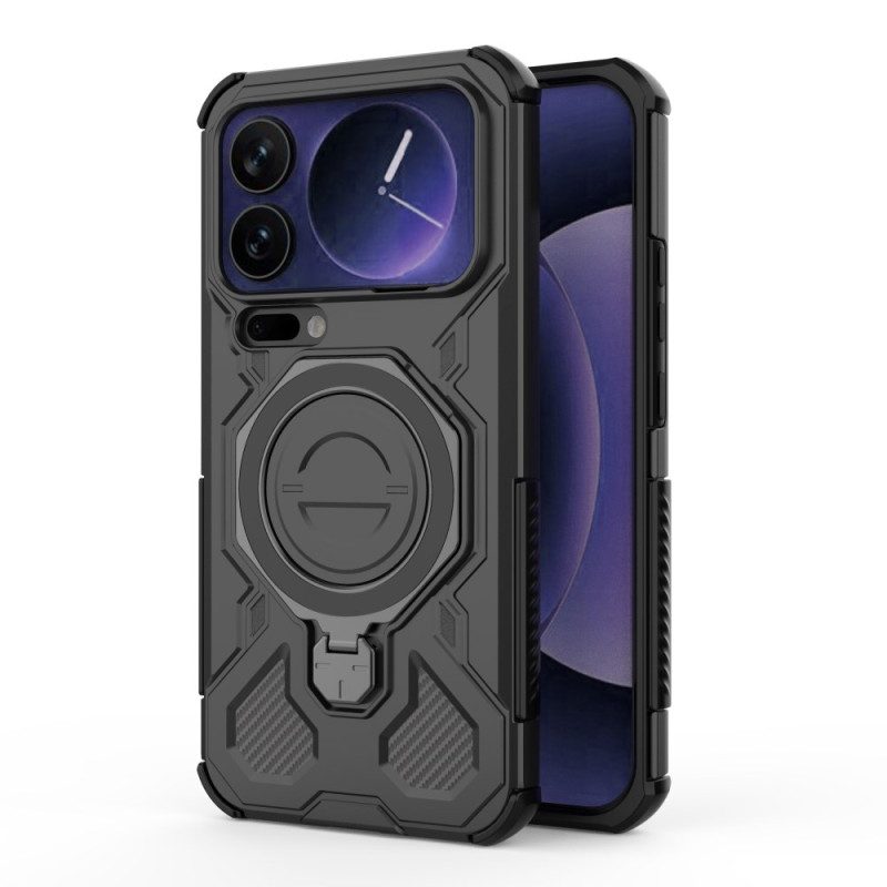 Skal För Xiaomi 17 Pro Max Magnetisk Med Roterande Stativ