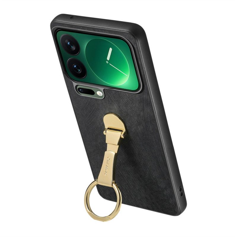 Skal För Xiaomi 17 Pro Stativ Hopfällbart Och Med Retrostruktur Caseneo