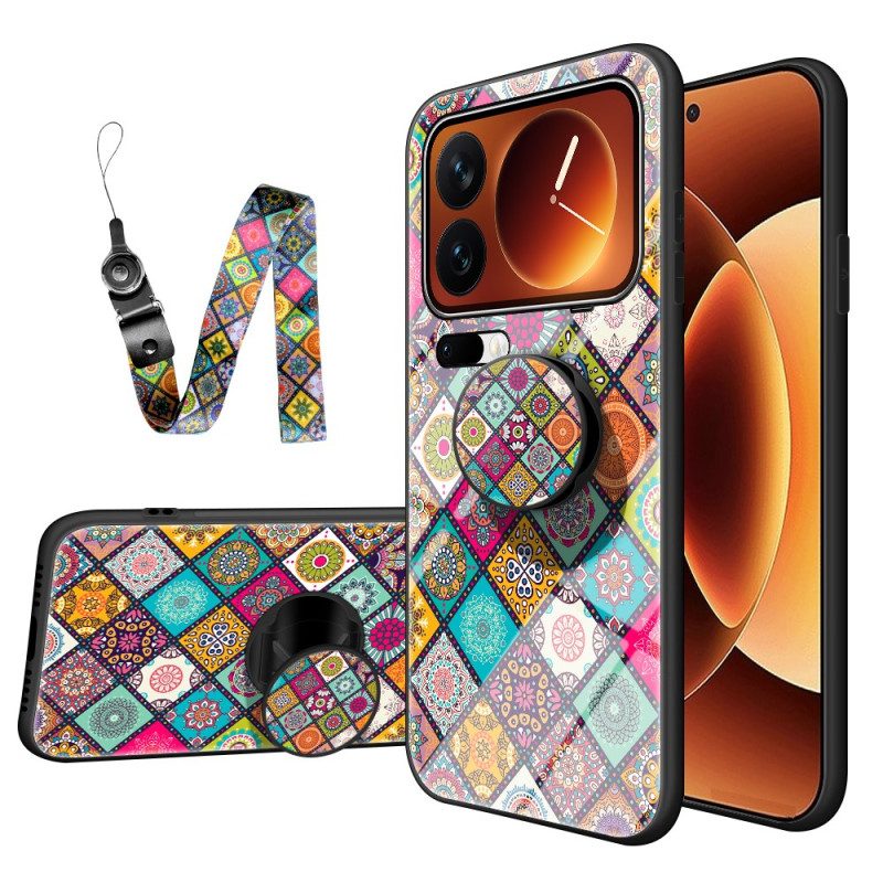 Skal För Xiaomi 17 Pro Stativ Och Rem I Härdat Glas