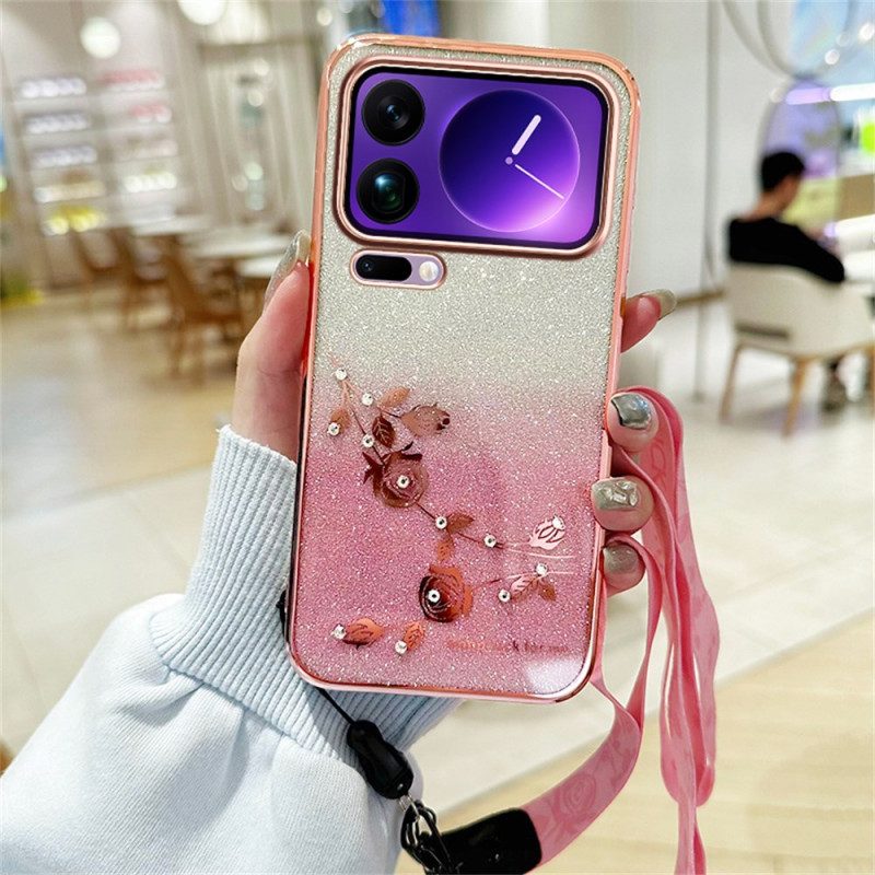 Skal För Xiaomi 17 Pro Strass Med Remmar