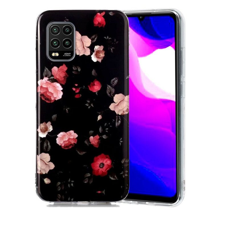 Skal För Xiaomi Mi 10 Lite Floralies Fluorescerande