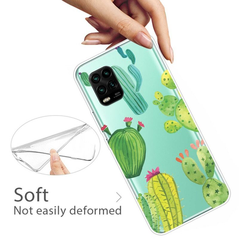 Skal För Xiaomi Mi 10 Lite Kaktus Akvarell