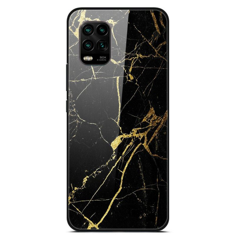 Skal För Xiaomi Mi 10 Lite Supreme Marble Härdat Glas