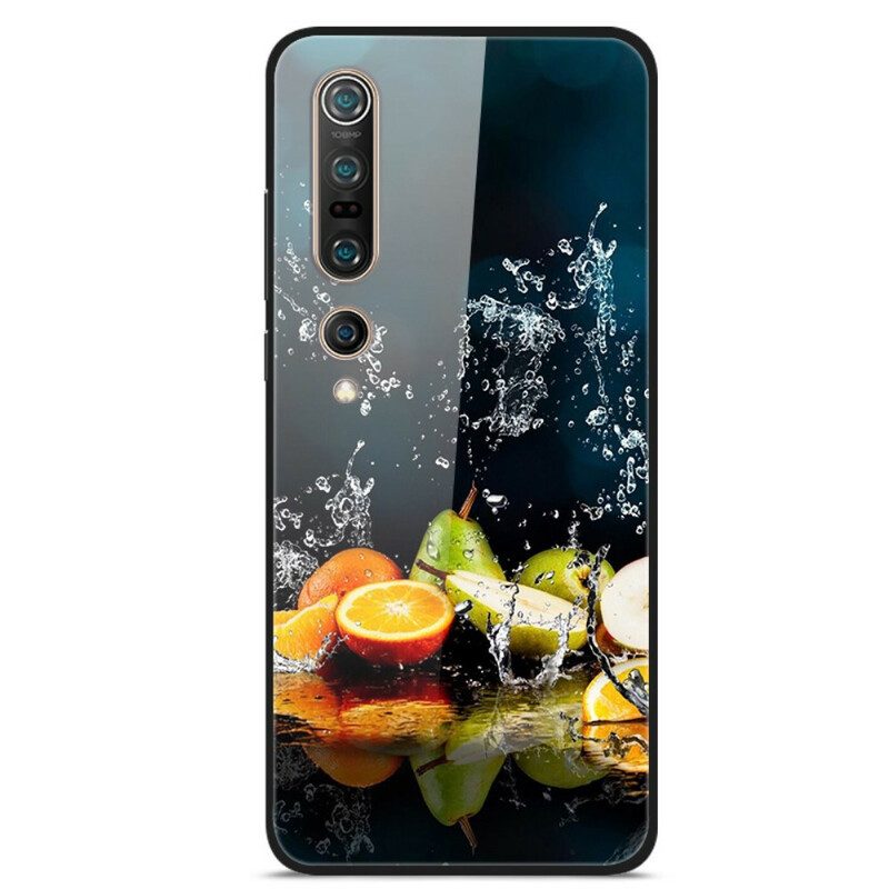 Skal För Xiaomi Mi 10 / 10 Pro Citrussplash Härdat Glas