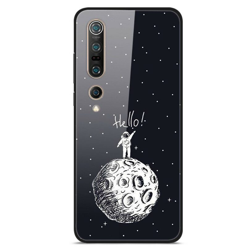 Skal För Xiaomi Mi 10 / 10 Pro Hej Moon Härdat Glas