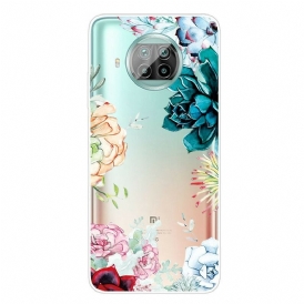 Skal För Xiaomi Mi 10T Lite / Redmi Note 9 Pro 5G Akvarellblommor