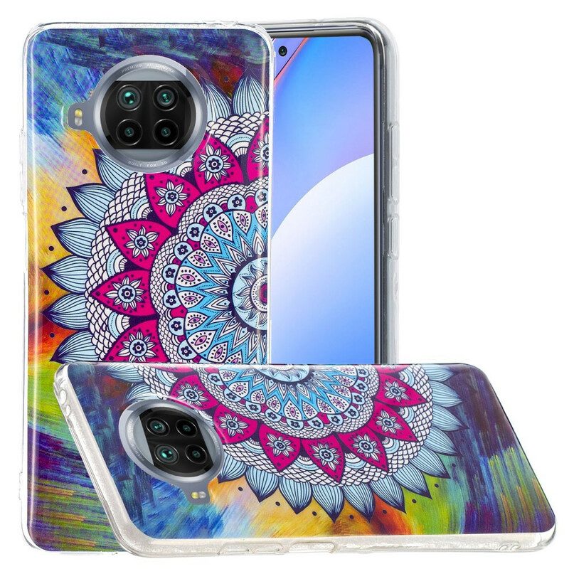 Skal För Xiaomi Mi 10T Lite / Redmi Note 9 Pro 5G Fluorescerande Färgglada Mandala