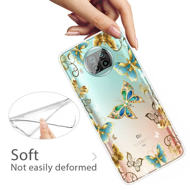 Skal För Xiaomi Mi 10T Lite / Redmi Note 9 Pro 5G Flygande Fjärilar