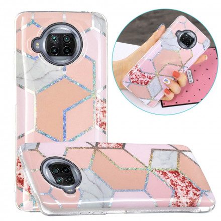 Skal För Xiaomi Mi 10T Lite / Redmi Note 9 Pro 5G Glitter Design Marble