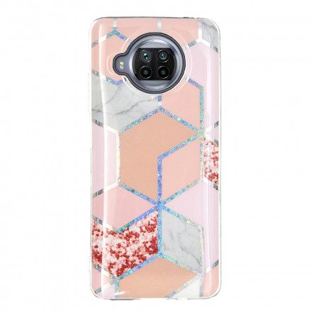 Skal För Xiaomi Mi 10T Lite / Redmi Note 9 Pro 5G Glitter Design Marble