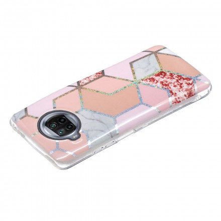 Skal För Xiaomi Mi 10T Lite / Redmi Note 9 Pro 5G Glitter Design Marble