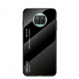 Skal För Xiaomi Mi 10T Lite / Redmi Note 9 Pro 5G Hej Härdat Glas