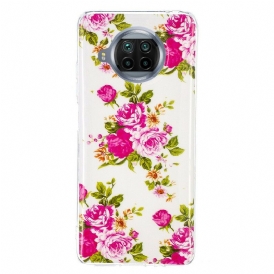 Skal För Xiaomi Mi 10T Lite / Redmi Note 9 Pro 5G Neon Liberty Flowers