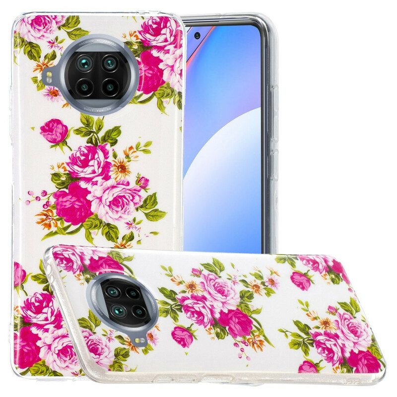 Skal För Xiaomi Mi 10T Lite / Redmi Note 9 Pro 5G Neon Liberty Flowers