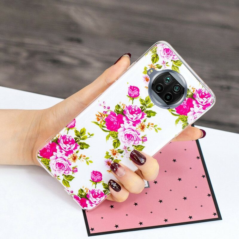 Skal För Xiaomi Mi 10T Lite / Redmi Note 9 Pro 5G Neon Liberty Flowers
