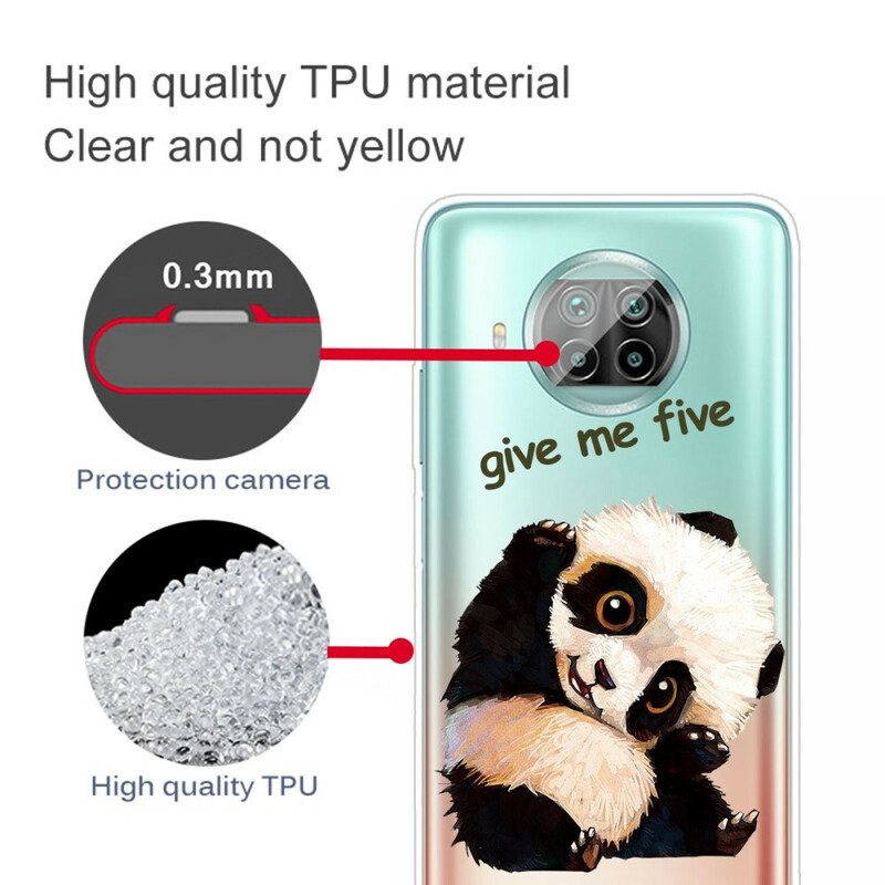 Skal För Xiaomi Mi 10T Lite / Redmi Note 9 Pro 5G Panda Ge Mig Fem