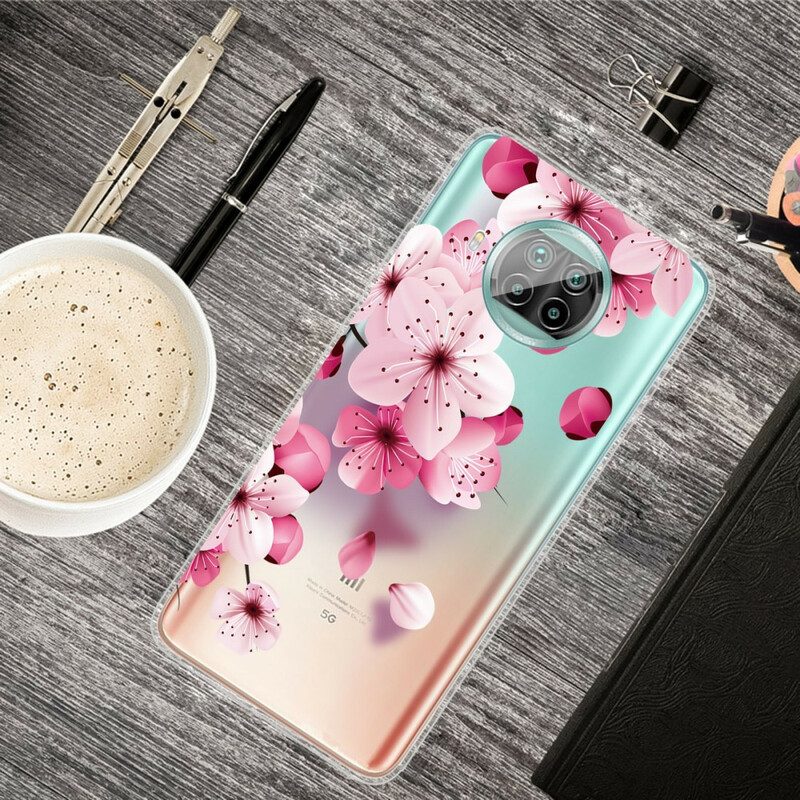 Skal För Xiaomi Mi 10T Lite / Redmi Note 9 Pro 5G Små Rosa Blommor
