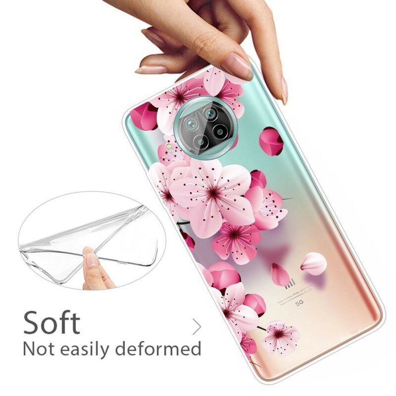Skal För Xiaomi Mi 10T Lite / Redmi Note 9 Pro 5G Små Rosa Blommor