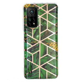 Skal För Xiaomi Mi 10T / 10T Pro Colorful Geometry Marble 2