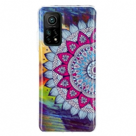 Skal För Xiaomi Mi 10T / 10T Pro Fluorescerande Färgglada Mandala