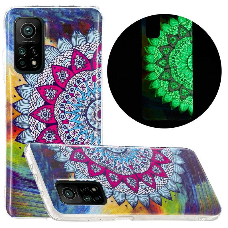 Skal För Xiaomi Mi 10T / 10T Pro Fluorescerande Färgglada Mandala