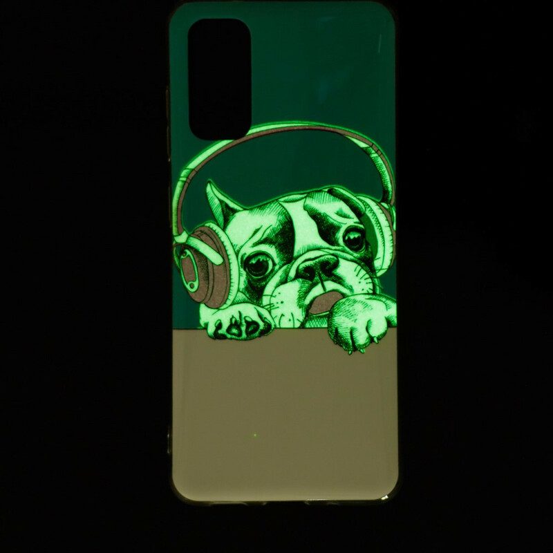 Skal För Xiaomi Mi 10T / 10T Pro Fluorescerande Hund