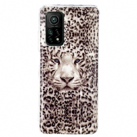 Skal För Xiaomi Mi 10T / 10T Pro Fluorescerande Leopard