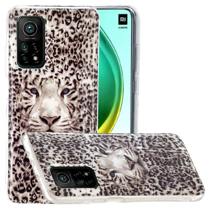 Skal För Xiaomi Mi 10T / 10T Pro Fluorescerande Leopard