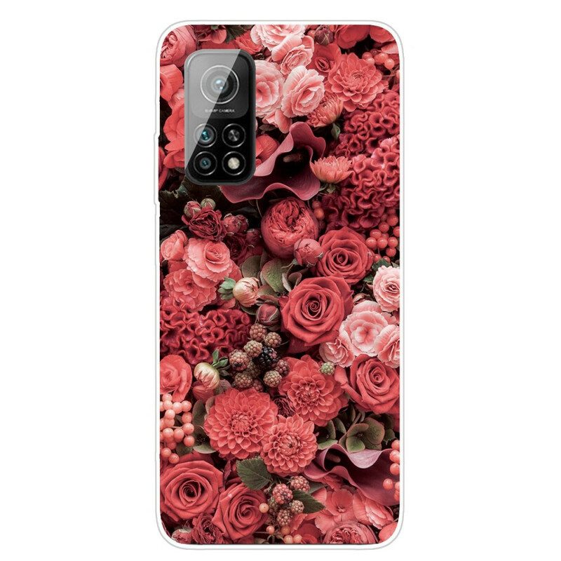 Skal För Xiaomi Mi 10T / 10T Pro Intensiva Blommor