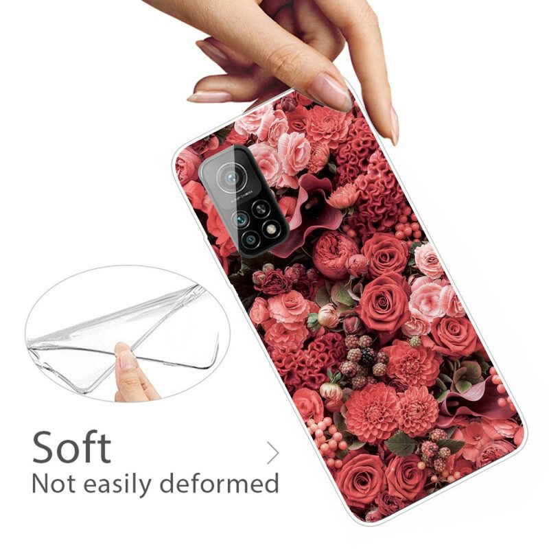 Skal För Xiaomi Mi 10T / 10T Pro Intensiva Blommor